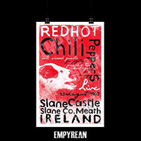 Red Hot Chili Peppers Live At Slane Castle Concert Poster